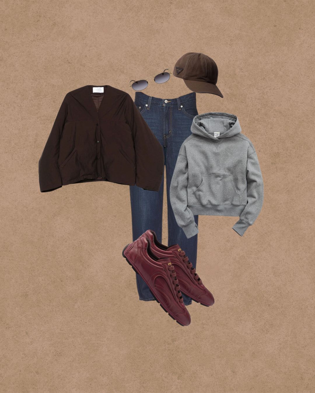 ChicFindsForLife pin, brown and grey off-duty board